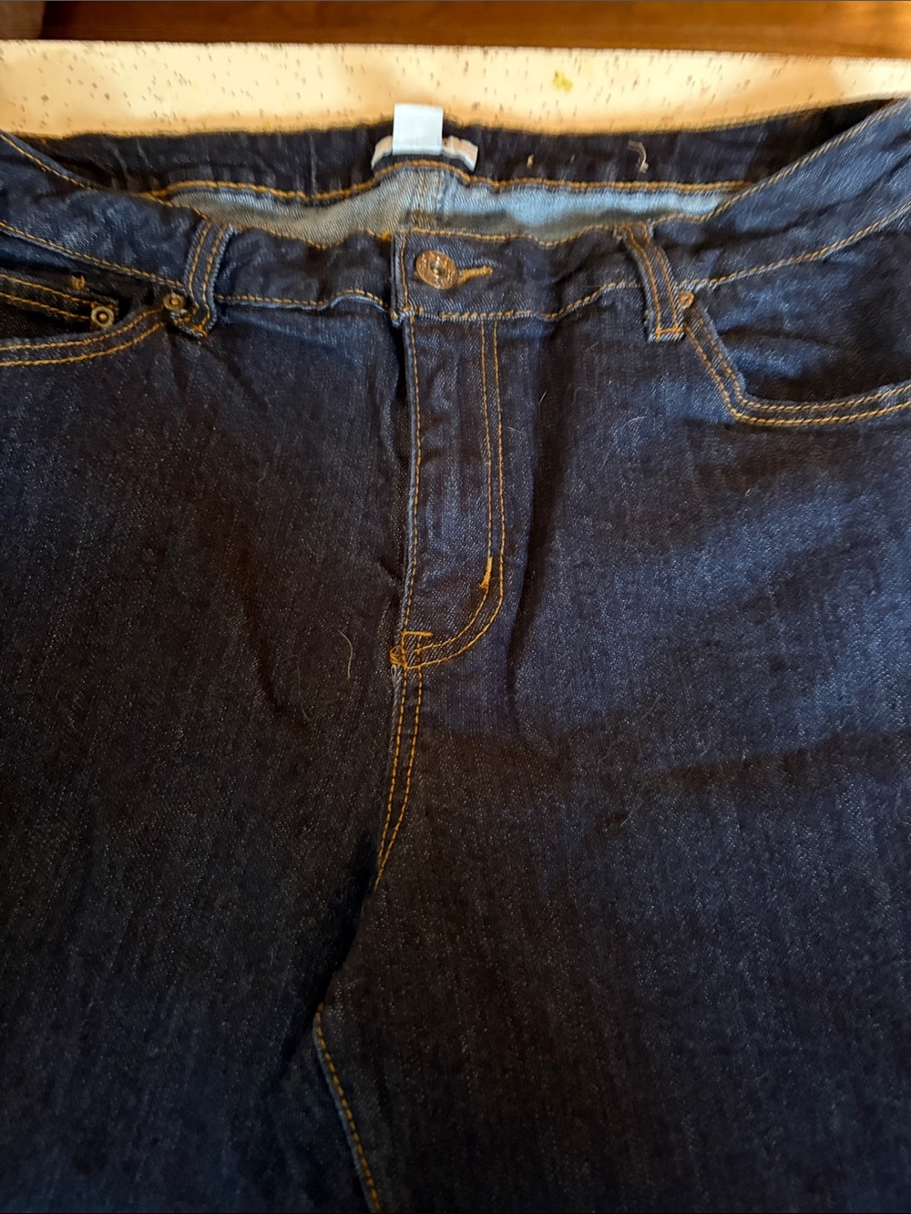 Cato Classic Dark Blue Women’s Jeans. Long straight length.